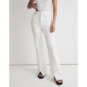 Madewell white high rise Baggy Flare Jeans size 26/US Small